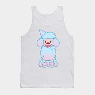 Cotton Candy Poodle Tank Top